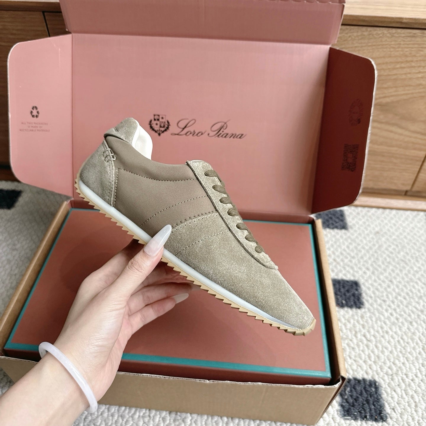 LP Fast Walk Sneaker Olive Suede 924588