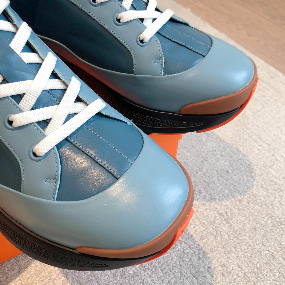 HM Hugo Sneakers Dark Blue Calfskin 933468