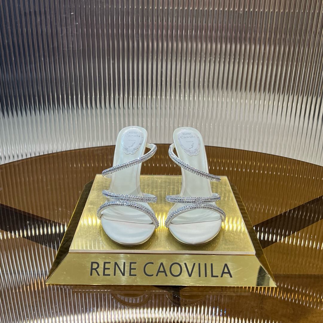 RC 25C Classic Rhinestones Popular Cleo White Sheepskin 174885
