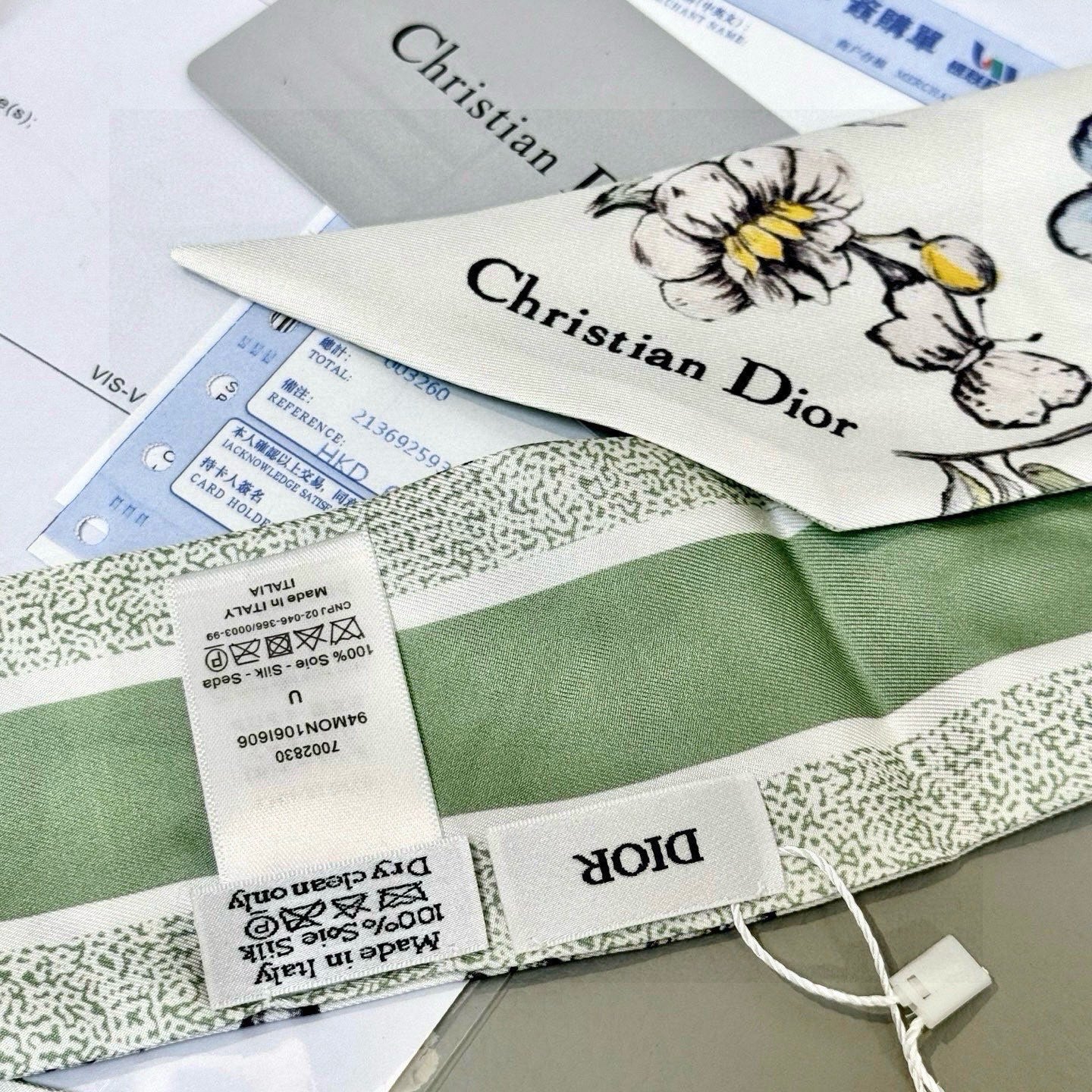 Dior 26s Scarf 100cm In Silk 305836