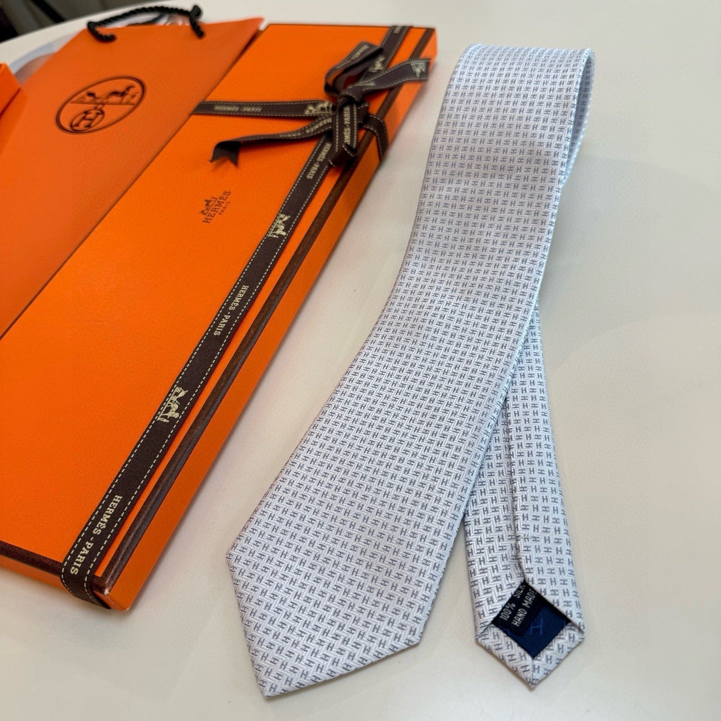HM Men's Ties Twill Silk 437499