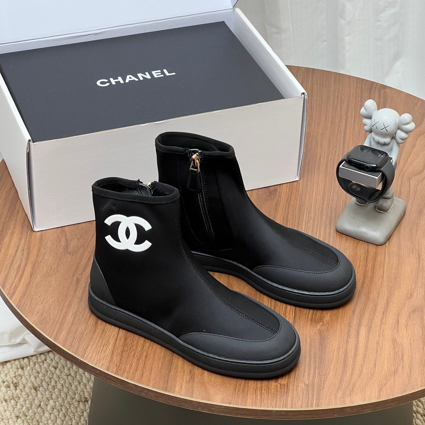 CC Coco Beach 2026 Boots Black Fabric Rubber 846556