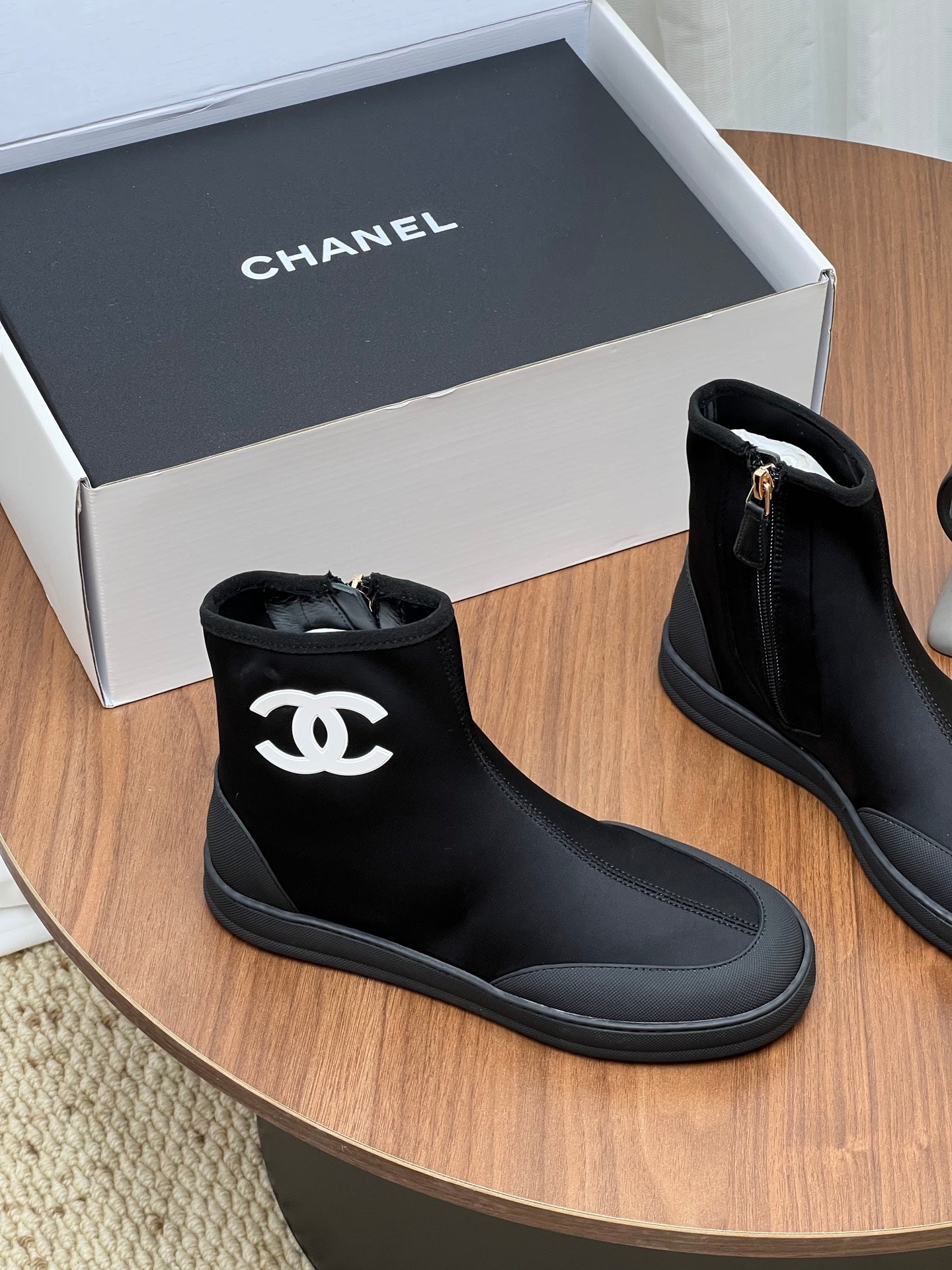 CC Coco Beach 2026 Boots Black Fabric Rubber 846556