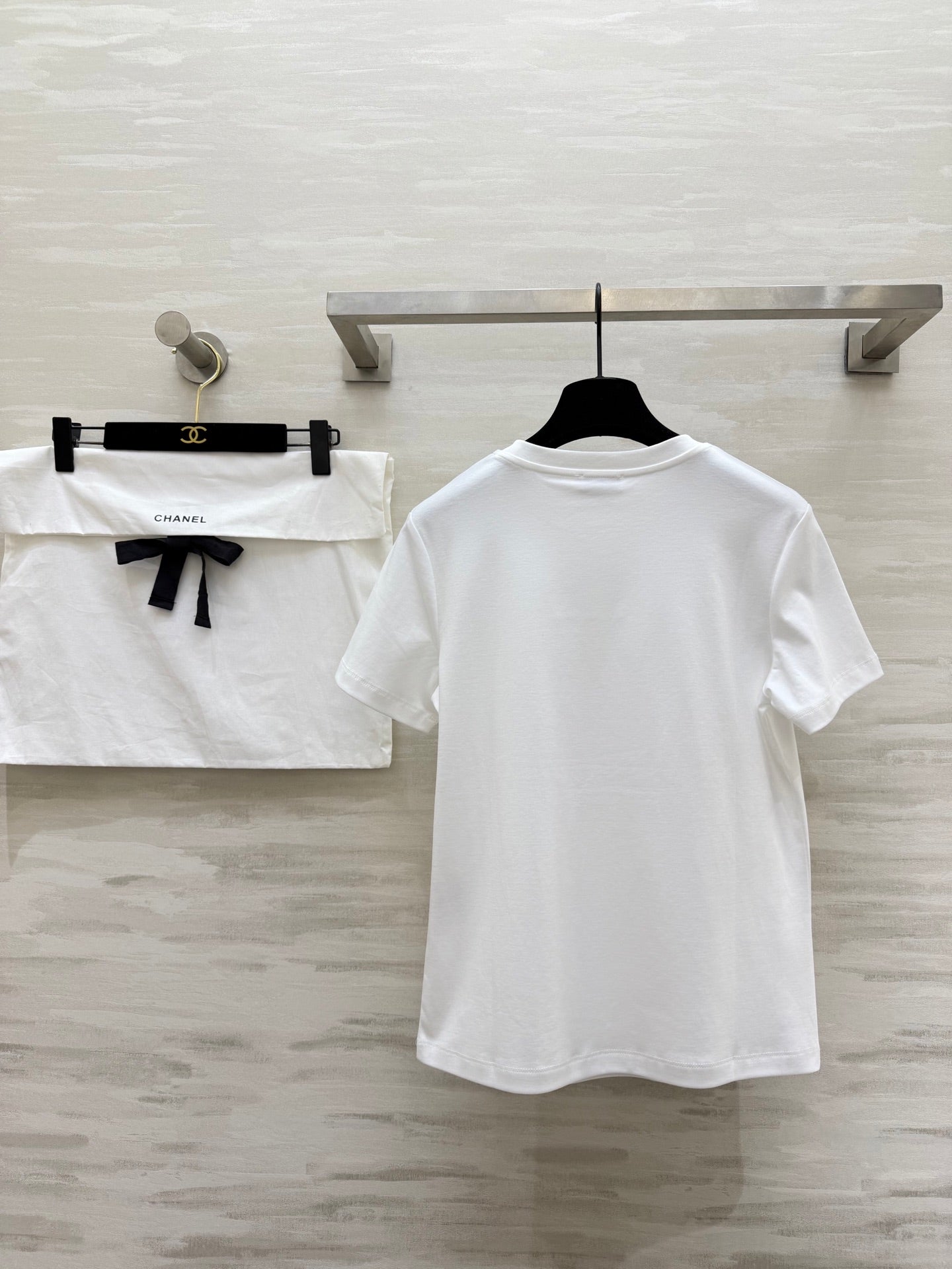 CC 26s Embroidered T-Shirt White Cotton 363663