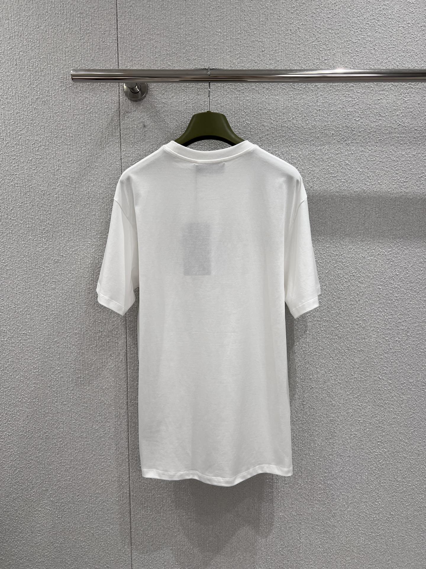 GG Web Stripe Printed Cotton T-Shirt White Cotton 344093