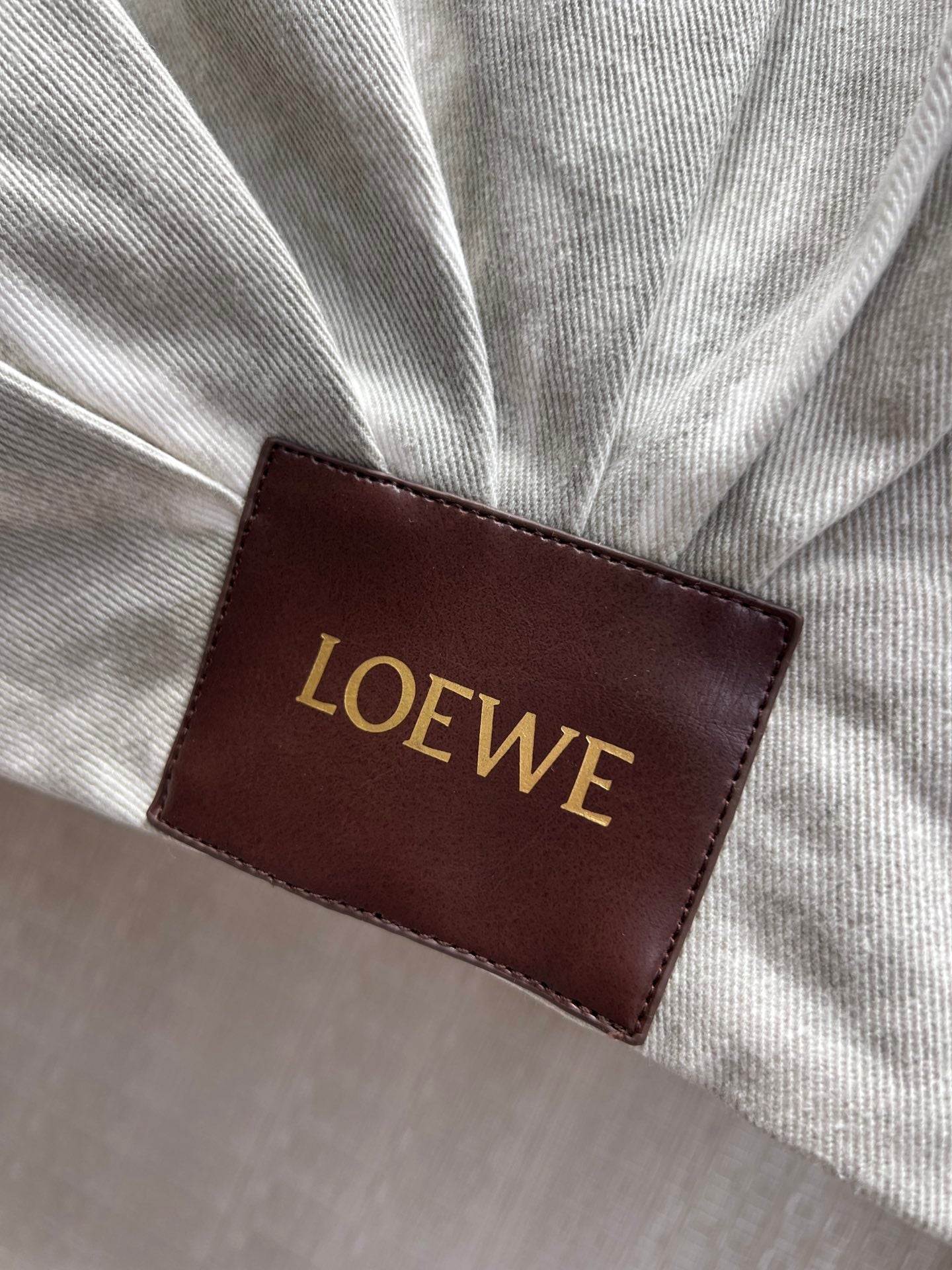 Loewe 26s Draped Jacket Light Grey Cotton 370171