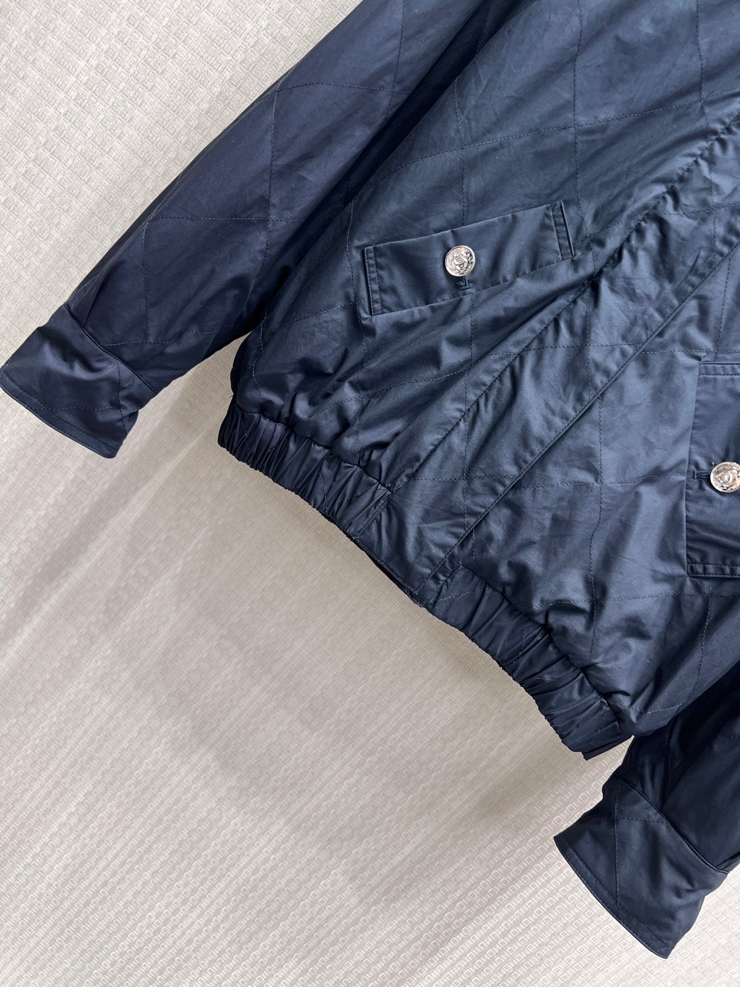 CC Flight Jacket Dark Blue Cotton
