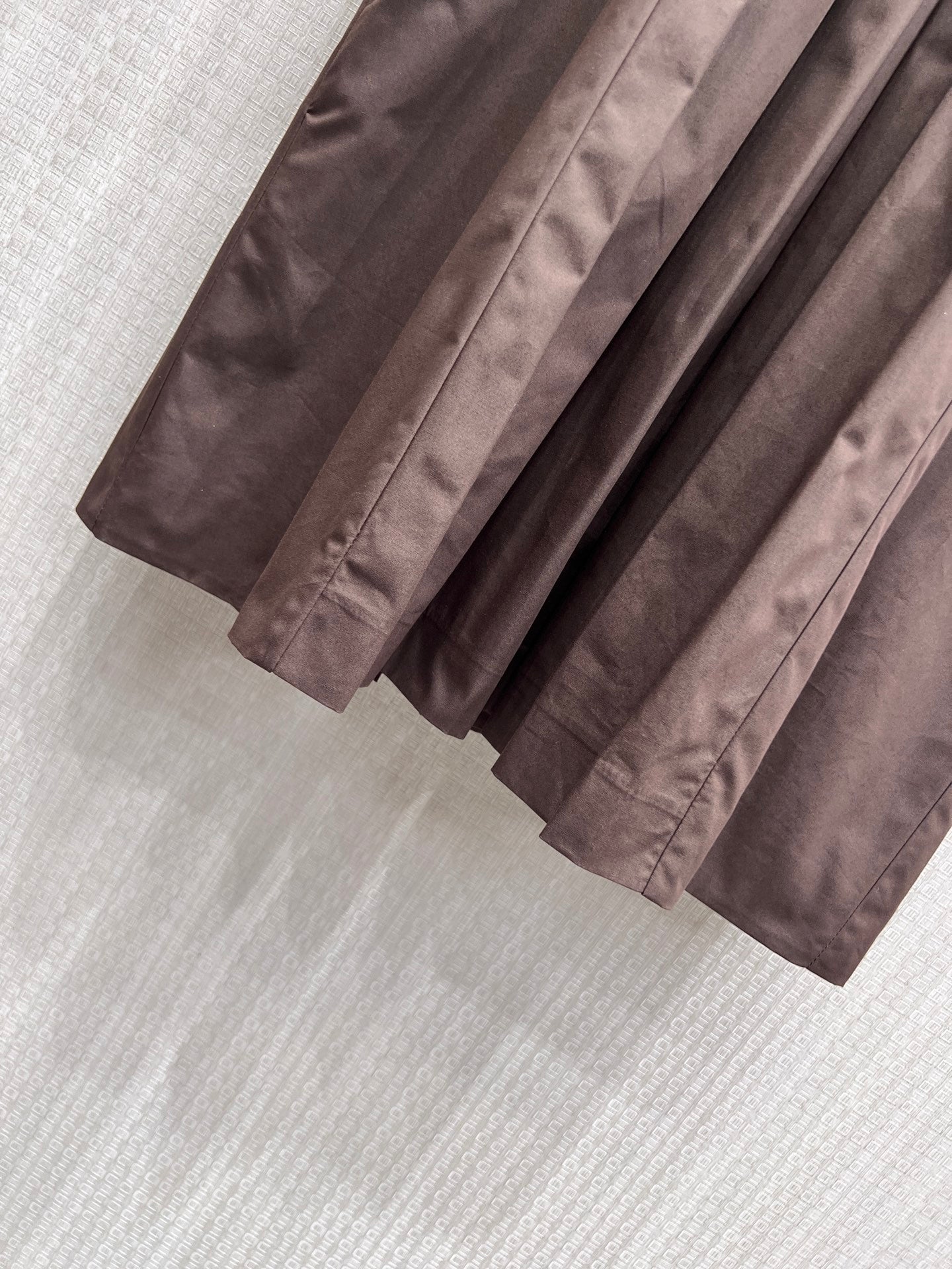 Miu Unreleased Dress Coffee Cotton