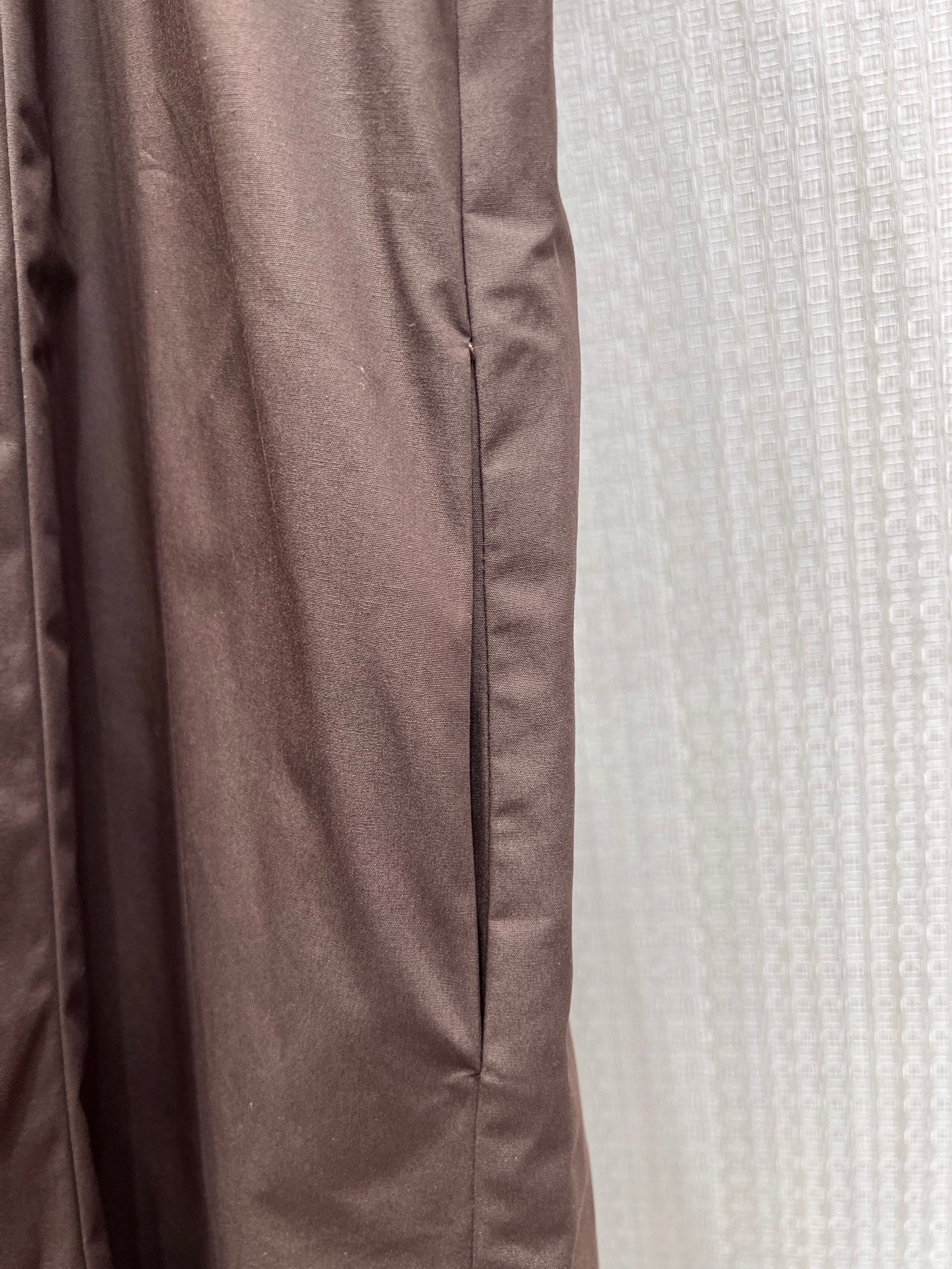 Miu Unreleased Dress Coffee Cotton