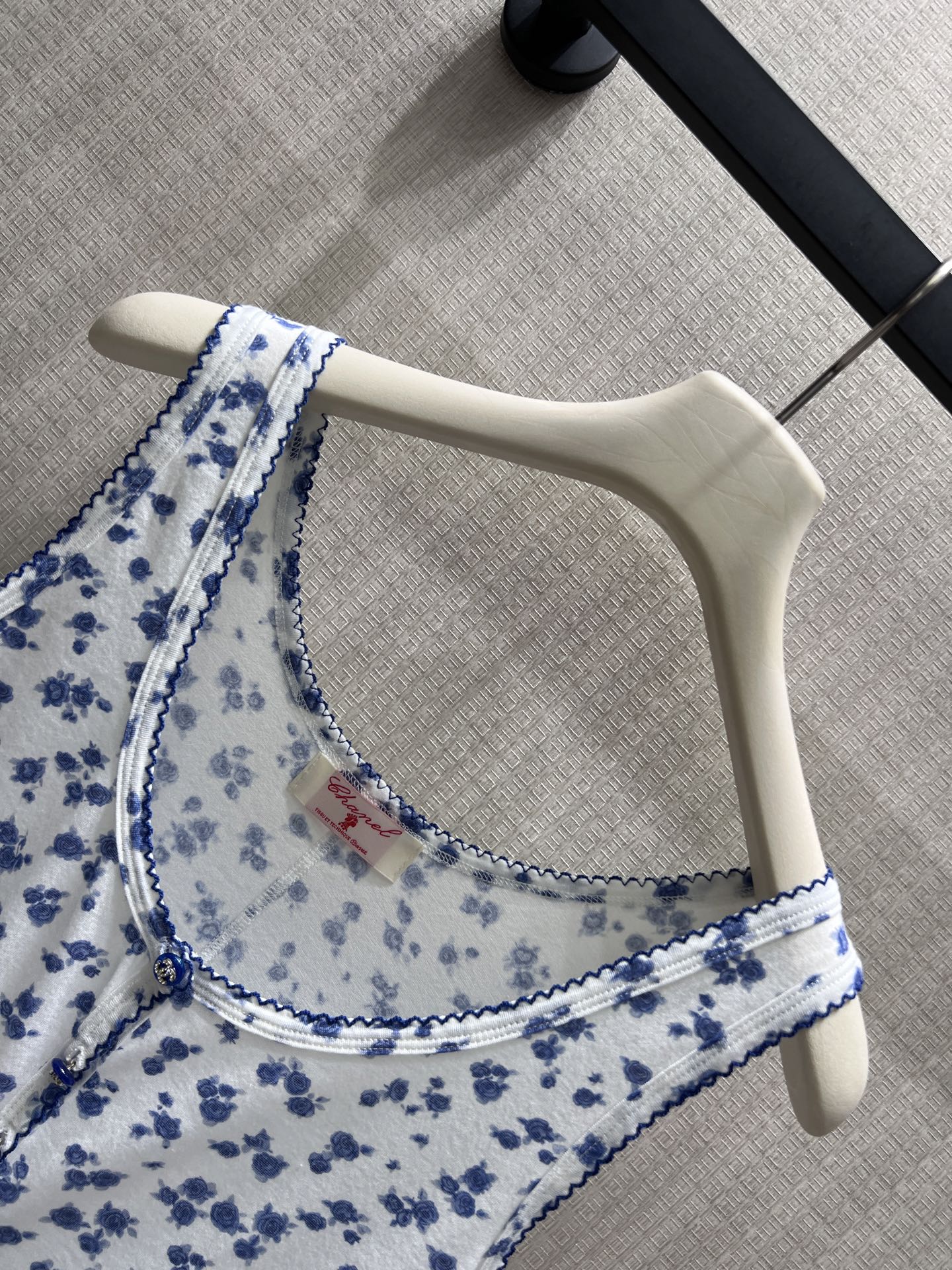 CC 26s Tank Top Blue White Cotton 397681