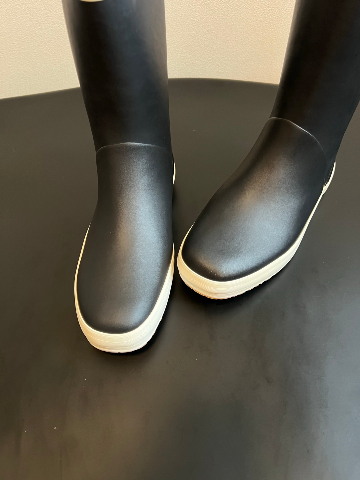 Celine 26ss Rain Boots Black TPU Rubber 903972