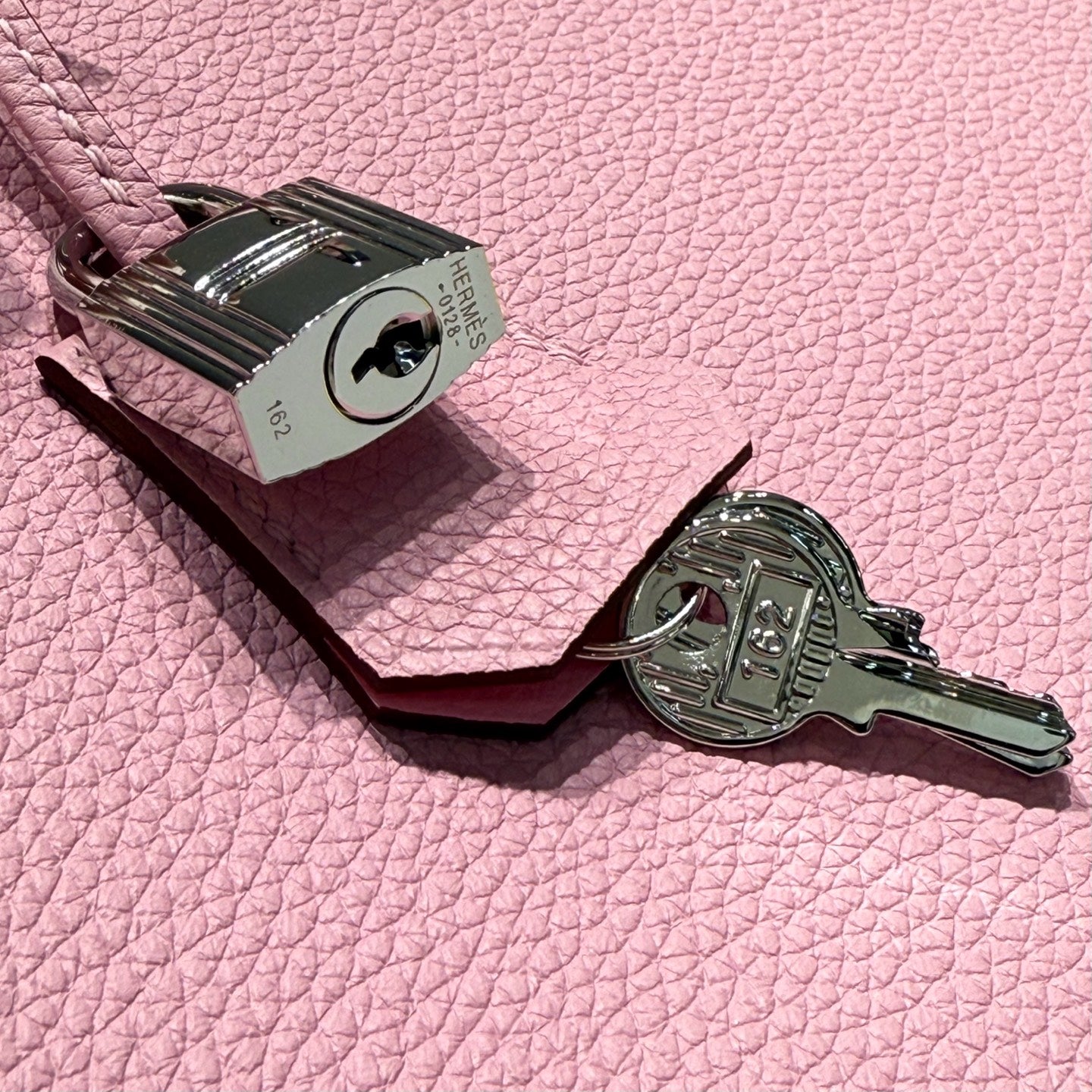 HM BIRKIN BABY PINK TOGO LEATHER SILVER HARDWARE 237506