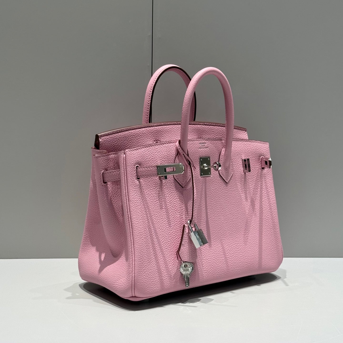 HM BIRKIN BABY PINK TOGO LEATHER SILVER HARDWARE 237506
