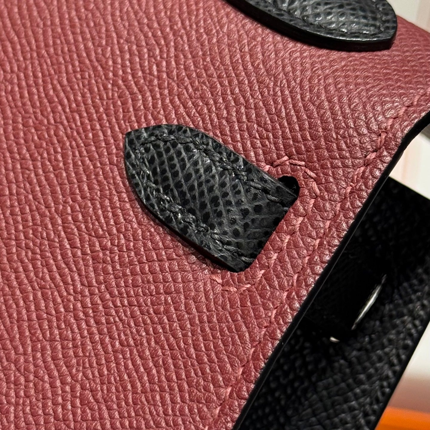 HM Mini Kelly 19 Burgundy Epsom 243135