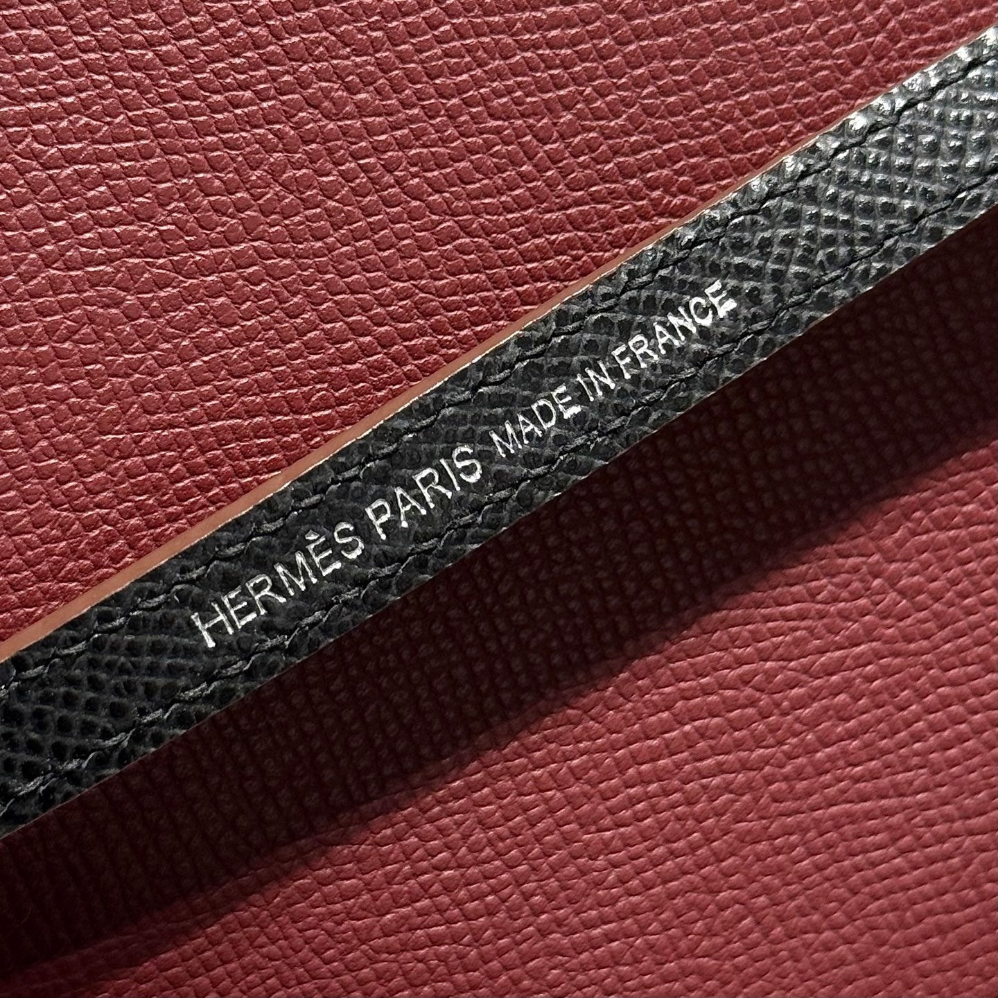 HM Mini Kelly 19 Burgundy Epsom 243135