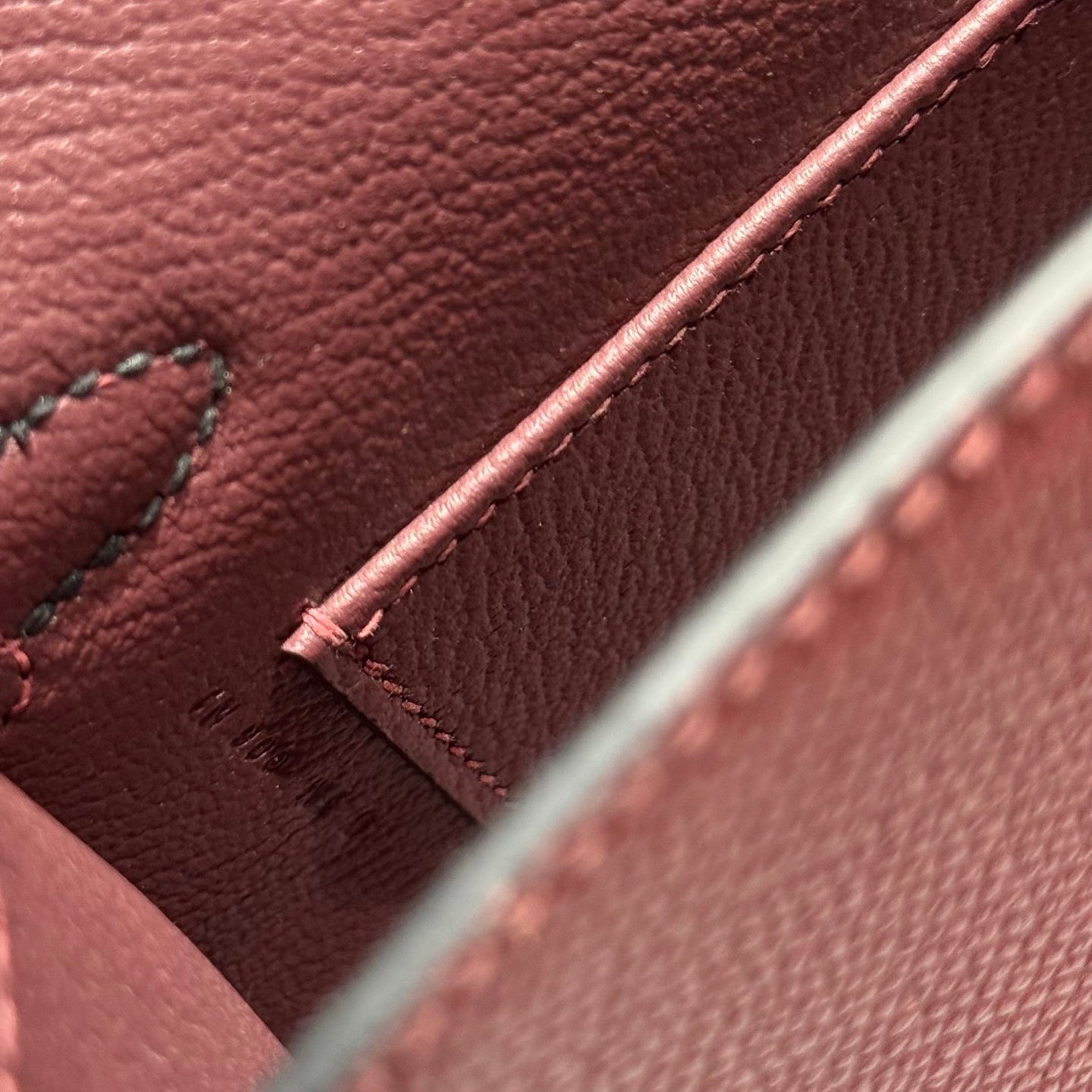 HM Mini Kelly 19 Burgundy Epsom 243135