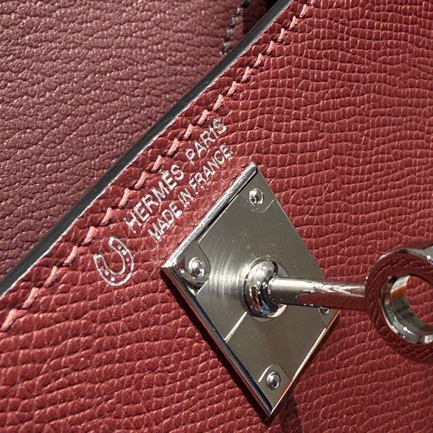 HM Mini Kelly 19 Burgundy Epsom 243135