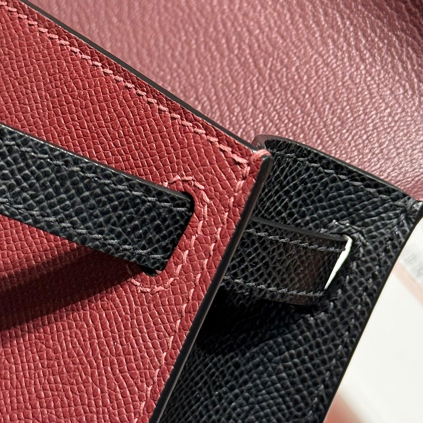 HM Mini Kelly 19 Burgundy Epsom 243135