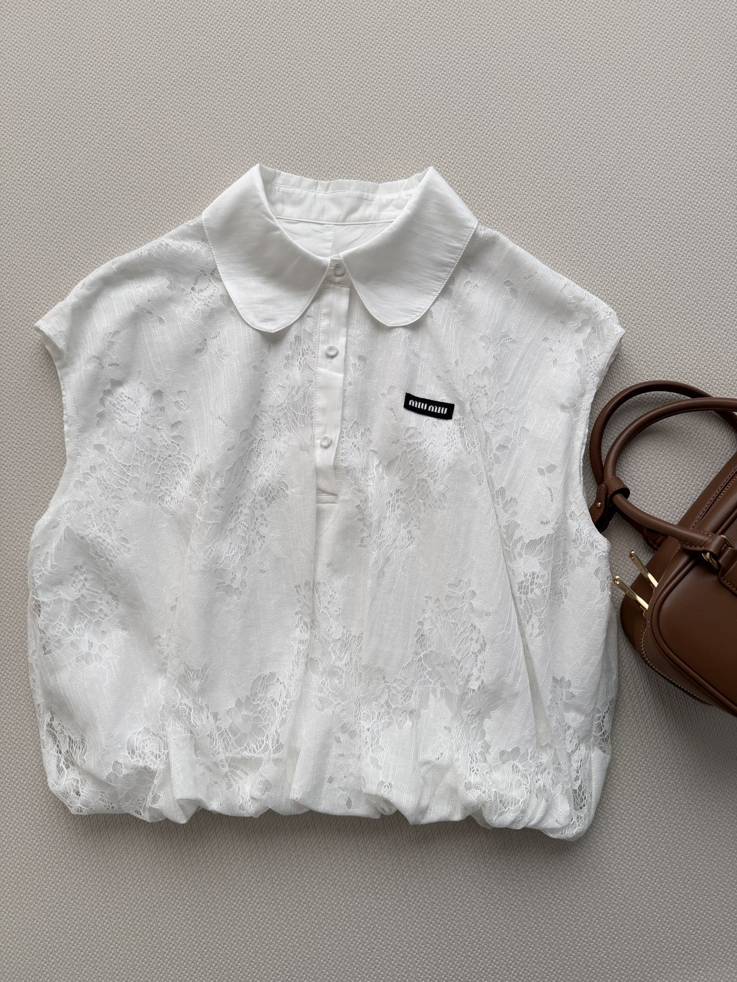Miu 26s Sleeveless Polo Top 1228