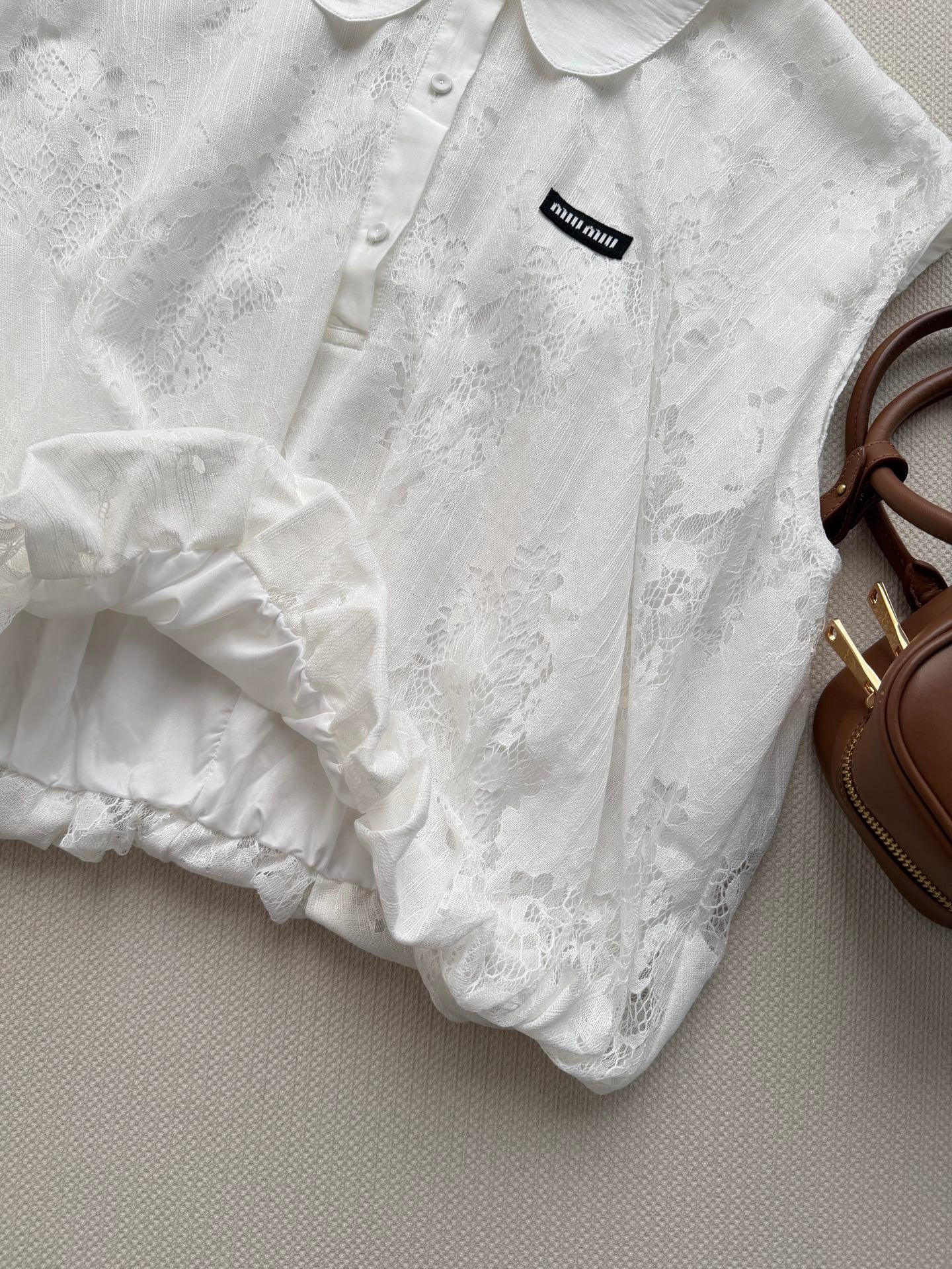 Miu 26s Sleeveless Polo Top 1228
