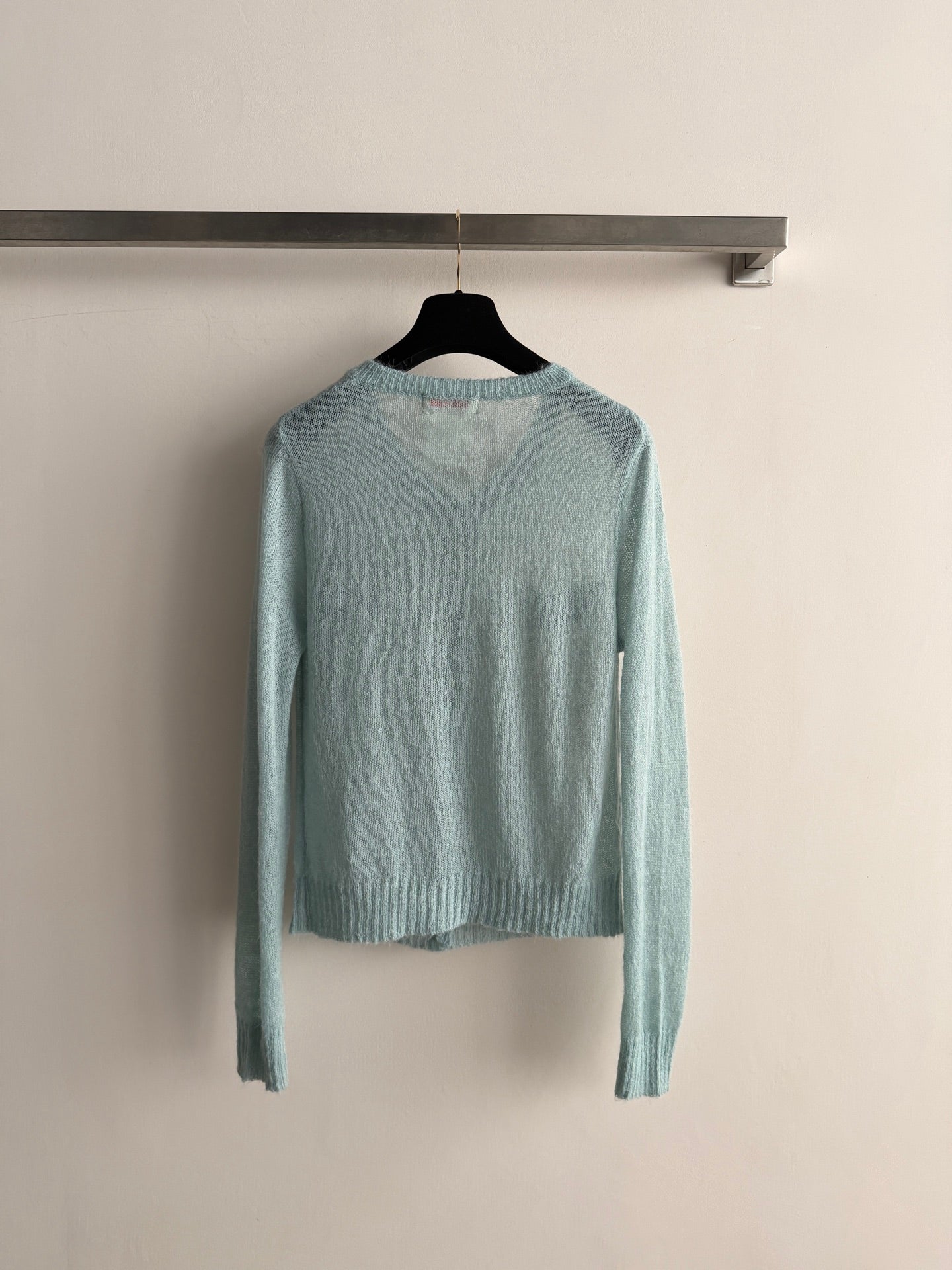 CC 26s Knit Cardigan Mint Green Wool 417877