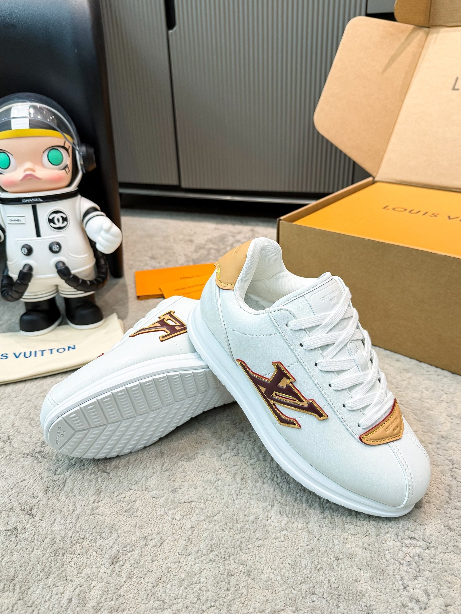 LV ButterSoft Sneaker White Beige Leather 625417