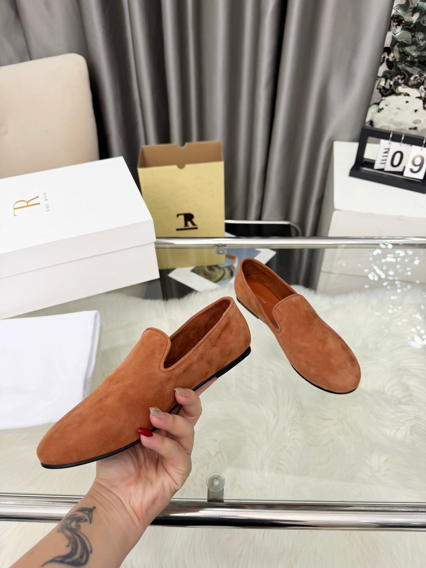 TR Adam Loafer Two Loafer Brown Suede 832654