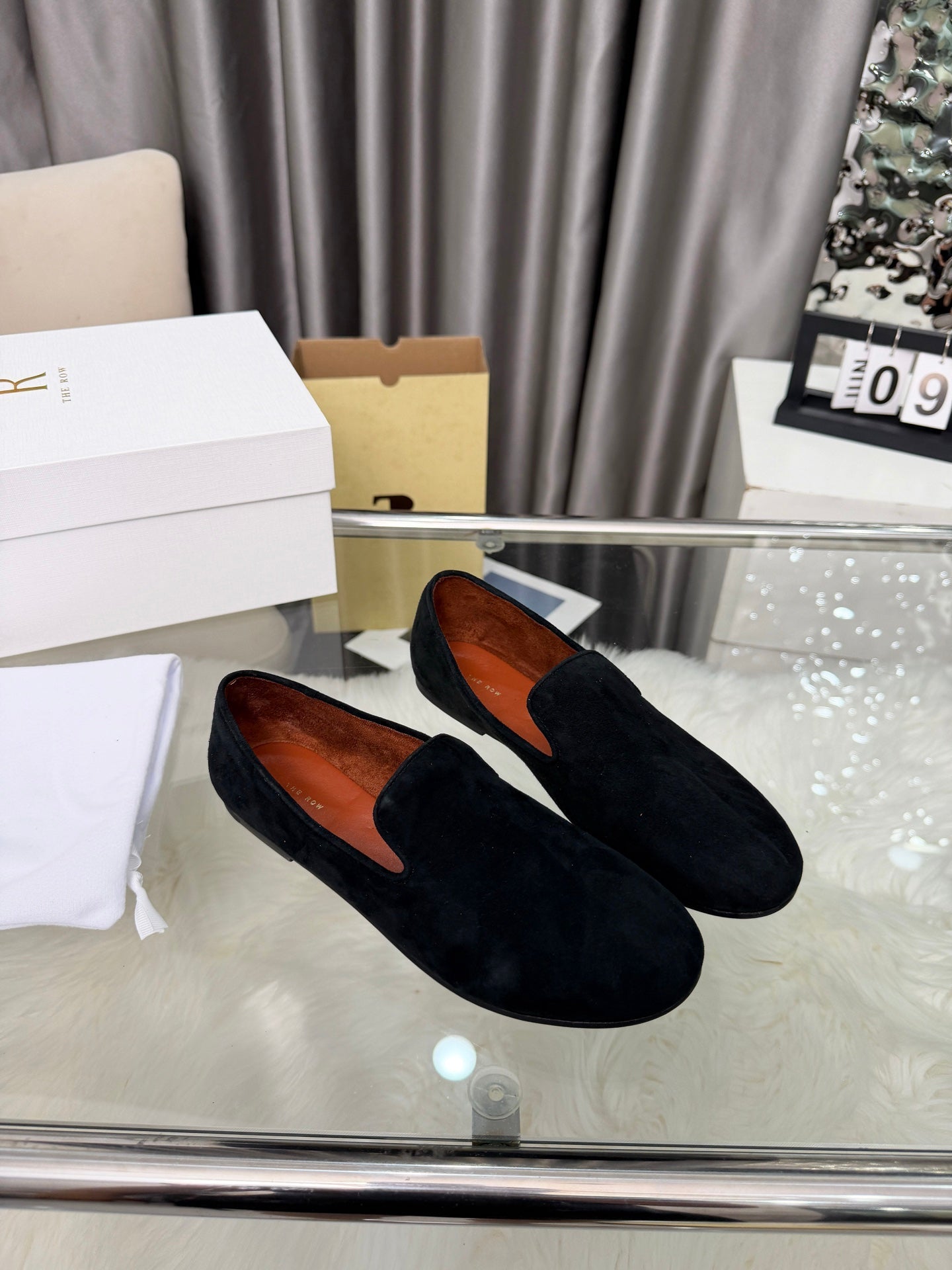 TR Adam Loafer Two Loafer Black Suede 832653