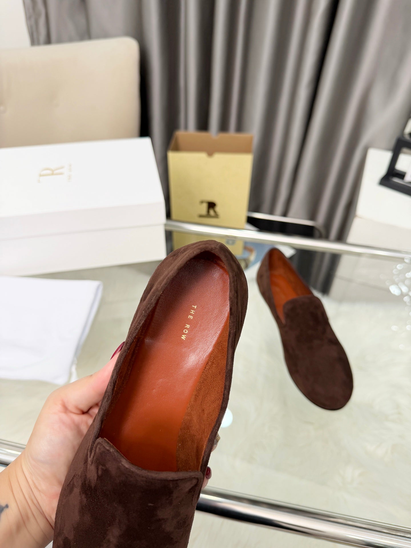 TR Adam Loafer Two Loafer Coffee Suede 832651