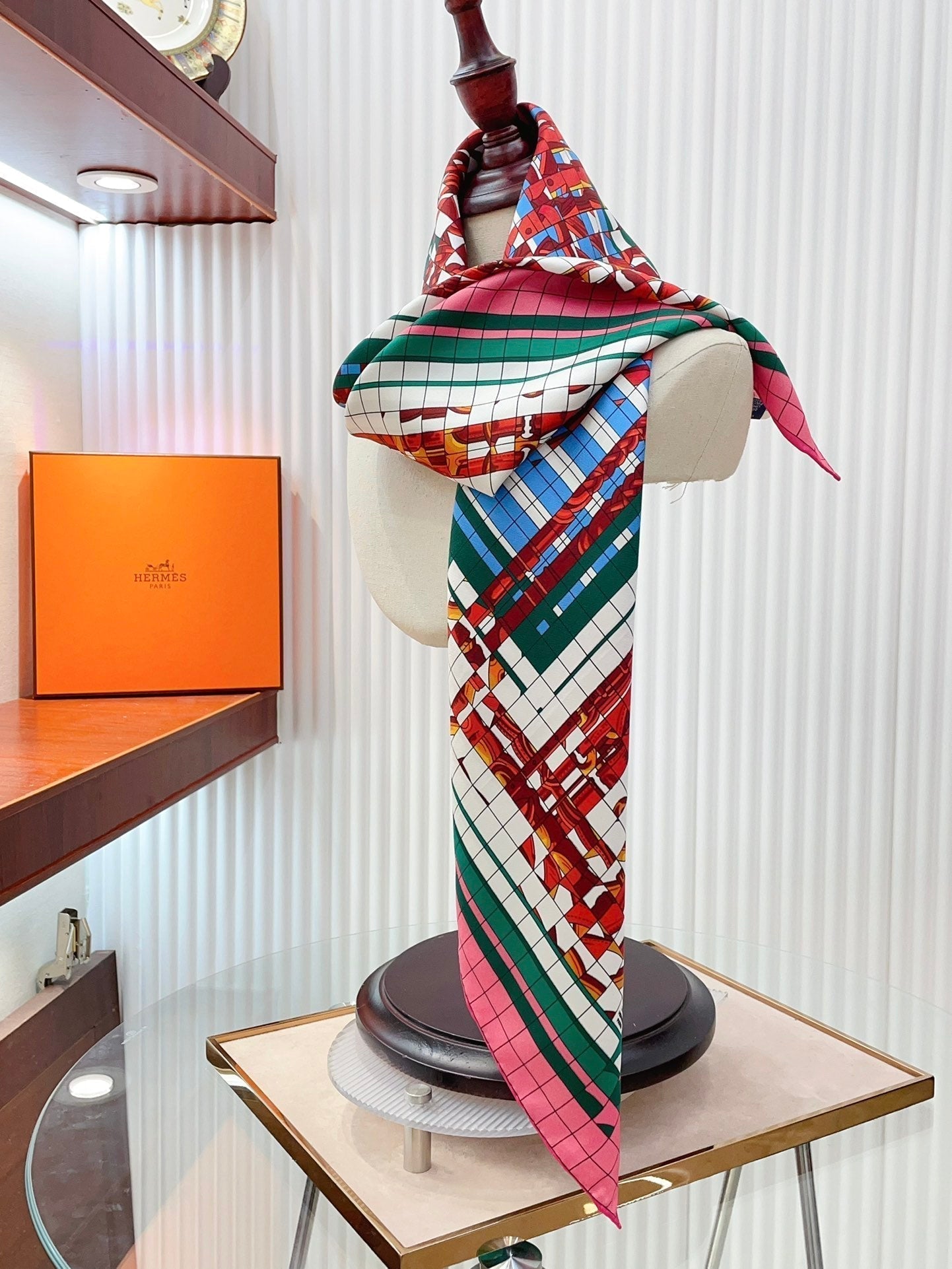 Coaching Deja-Vu Shawl 90 CM In Colorful Silk Twill 233126