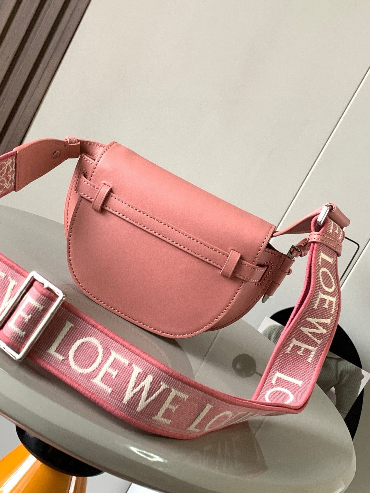 Loewe Mini Gate Dual Bag Light Pink Calfskin