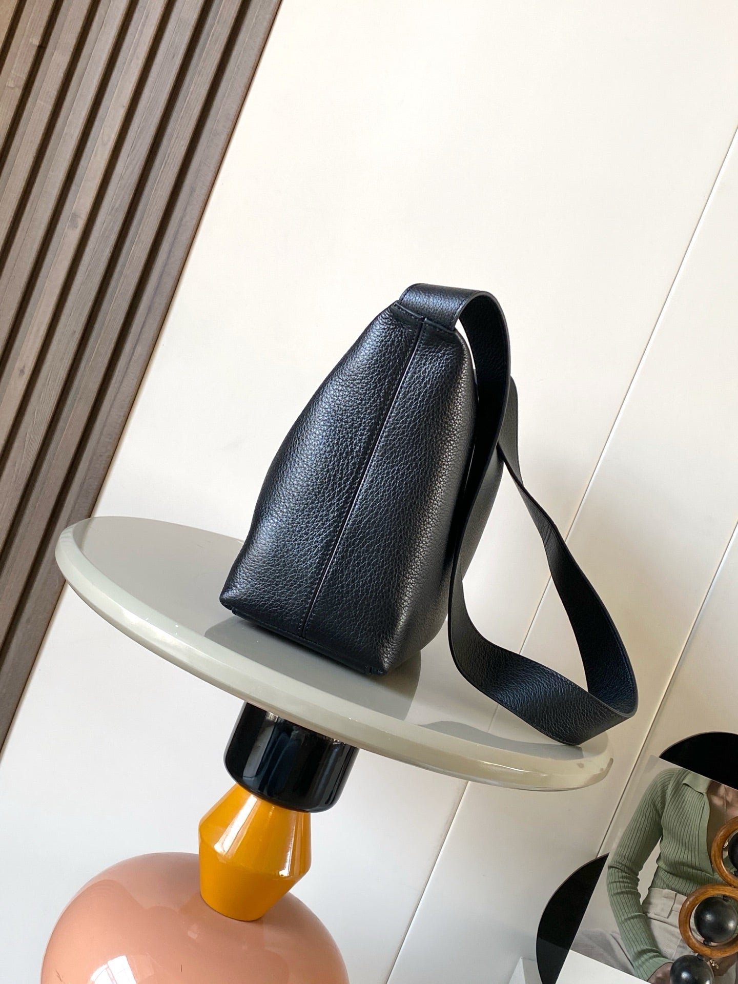 Loewe Small Cubi Crossbody Bag Black Smooth Calfskin