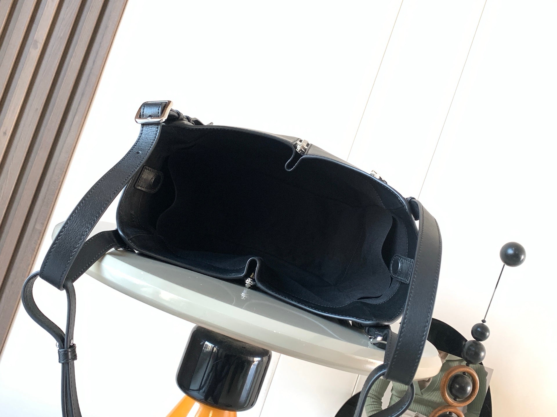 Loewe Hammock Bag 15 cm Black Calfskin