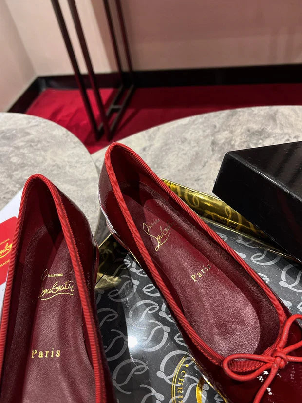 Christian Louboutin Sweetie Jane Ballet Flat Patent Leather 825312