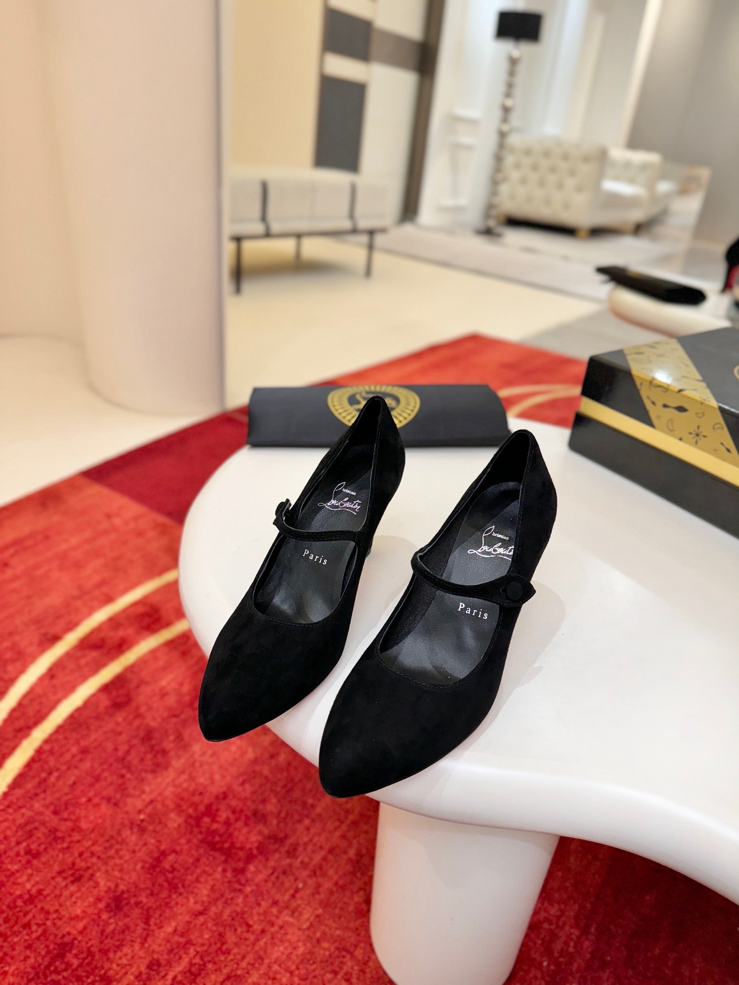 CL Pump 8.5cm Black Patent Leather 825371