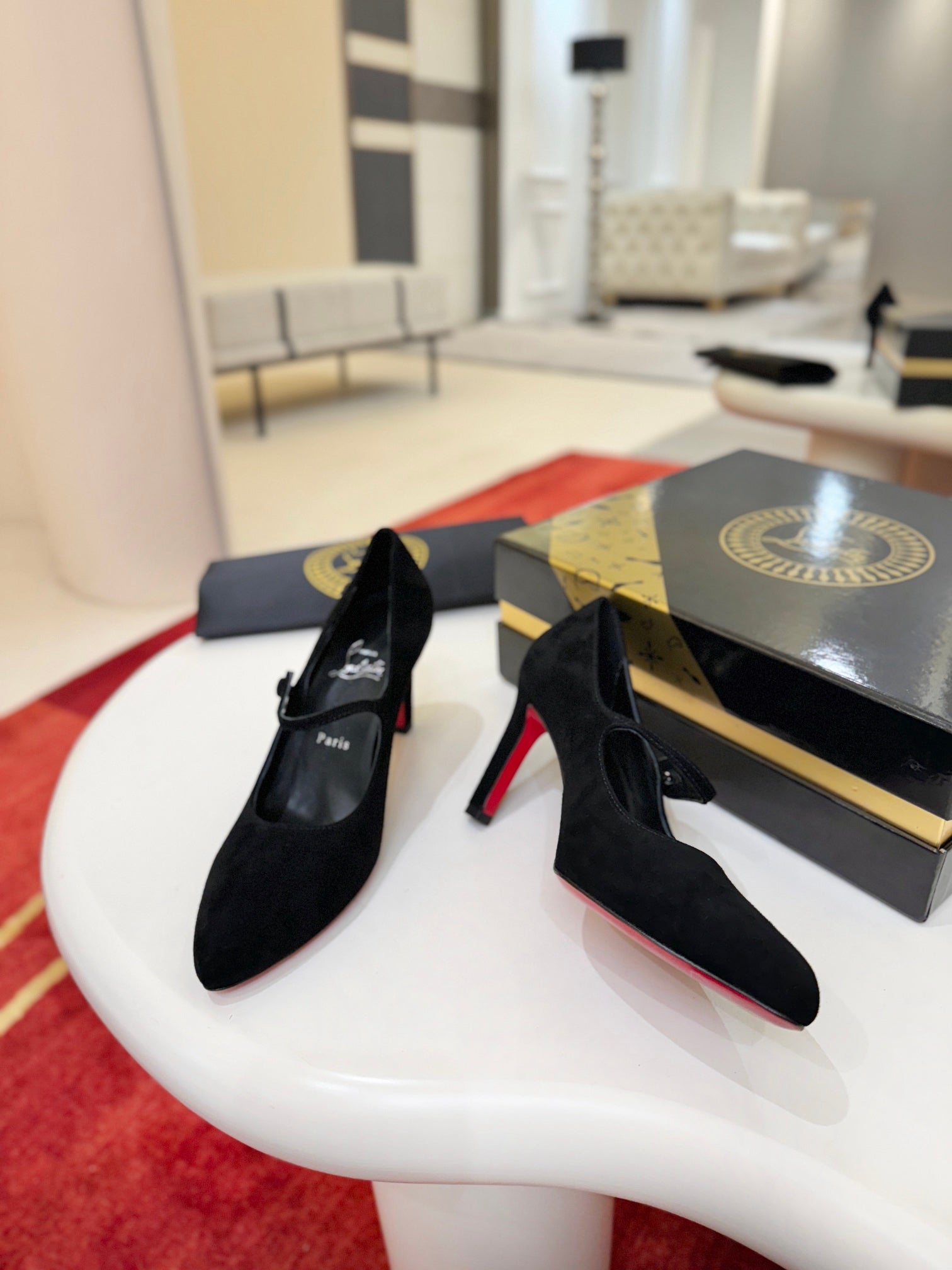 CL Pump 8.5cm Black Patent Leather 825371