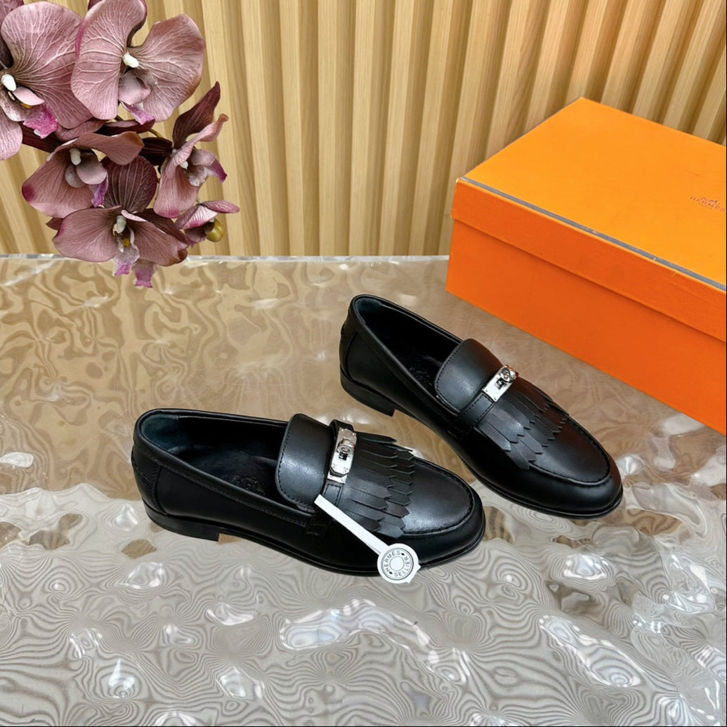 HM Royal Loafer In Black Cowhide 102300
