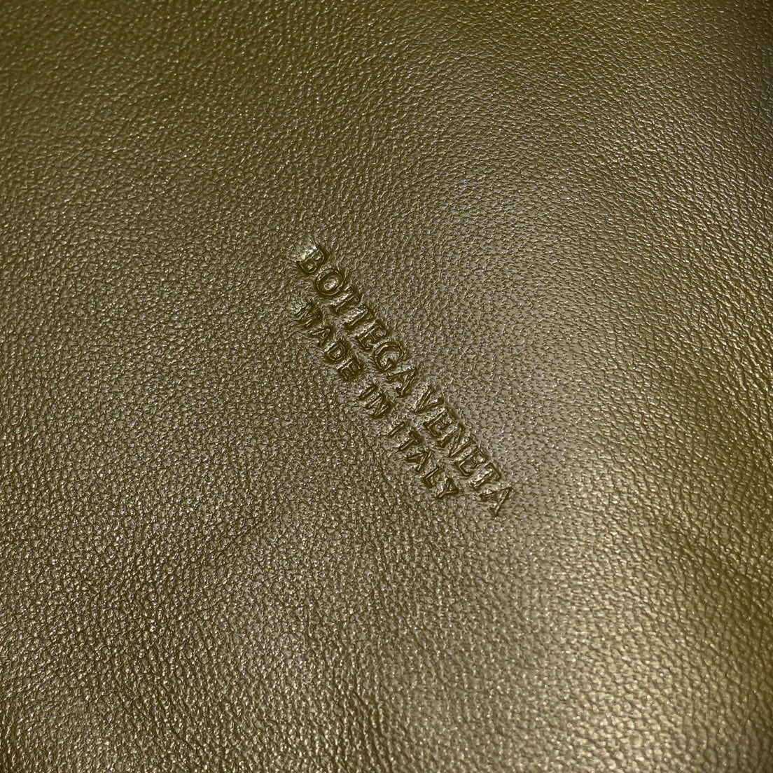 BV 26s Parachute Bag Olive Intrecciato Leather 291411