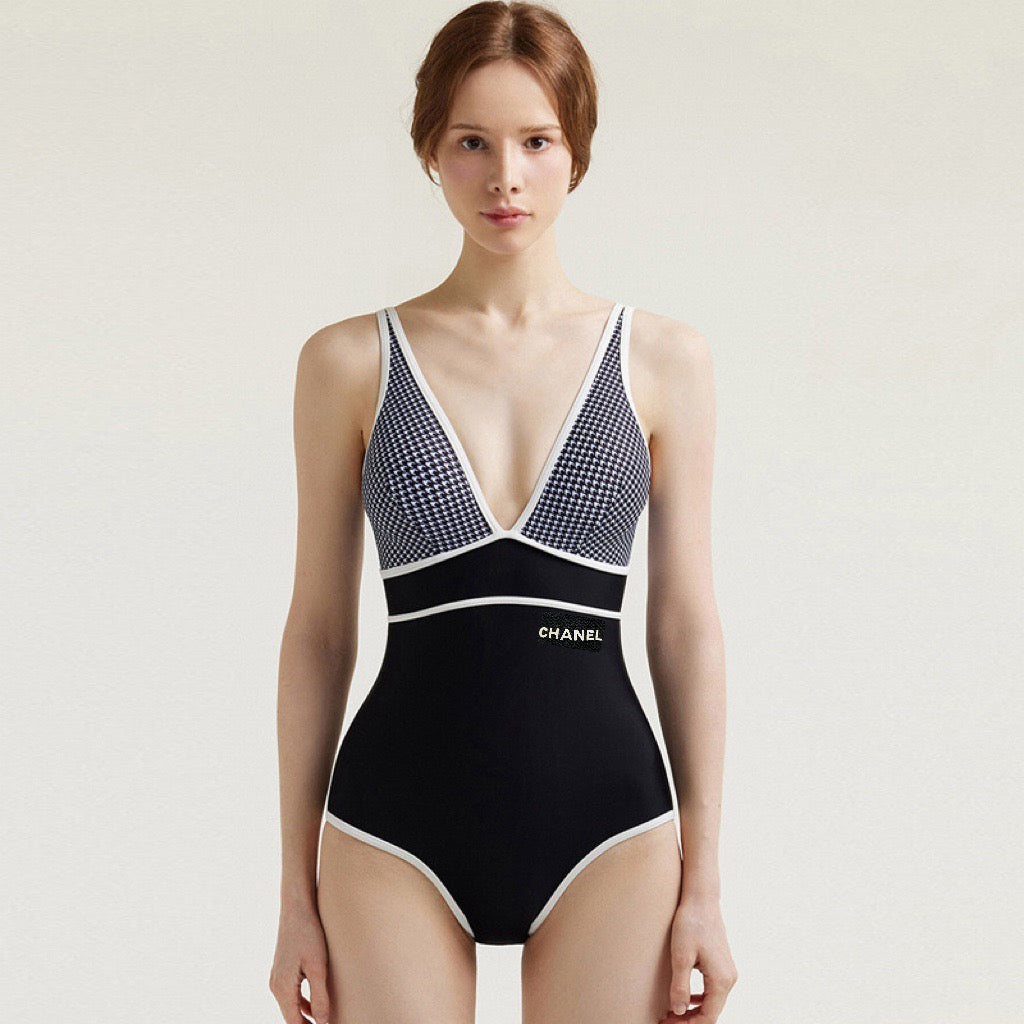 Chanel Swimsuits Black Cotton 180528