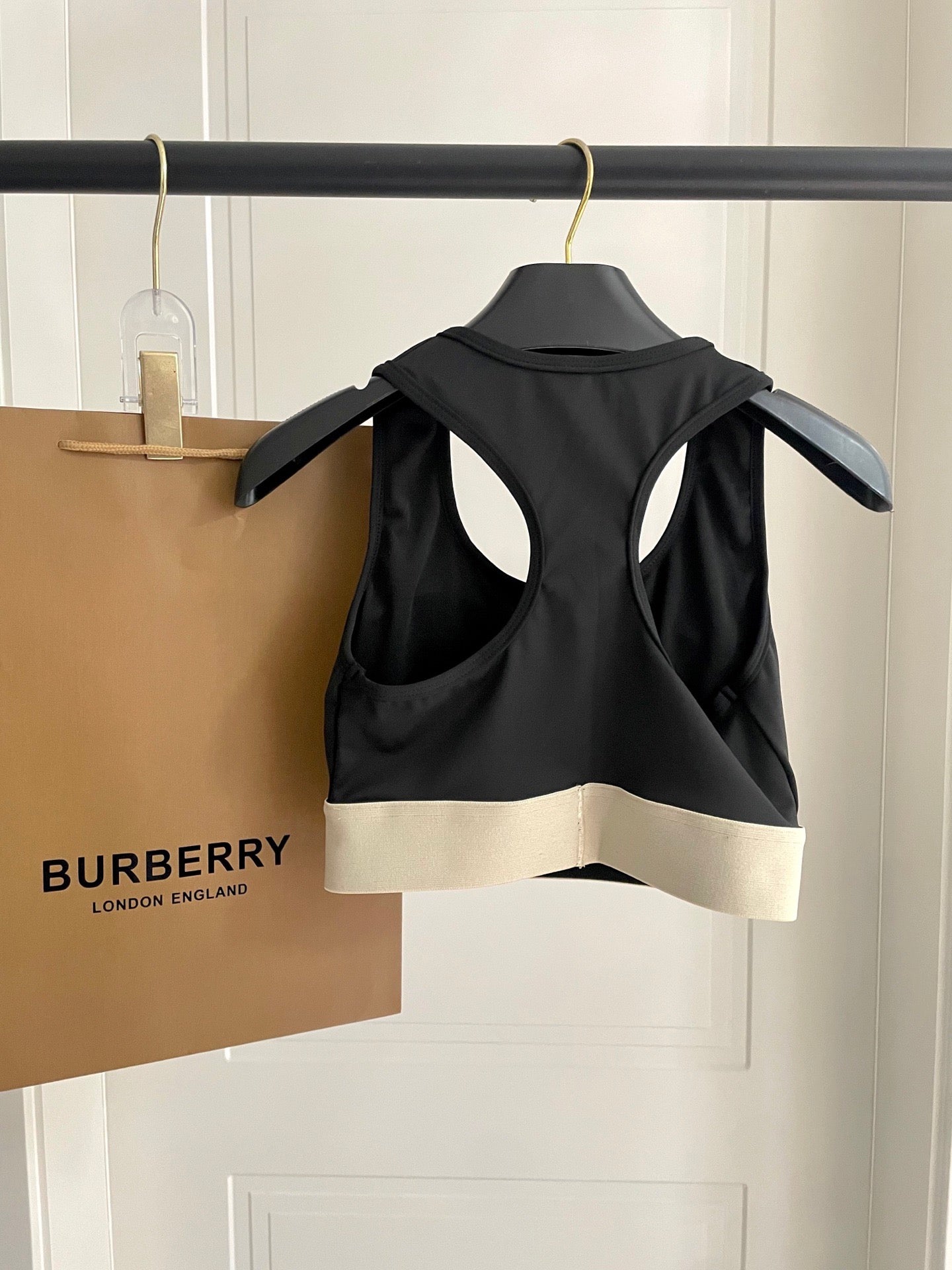 Burberry Yoga Set White Black 198908