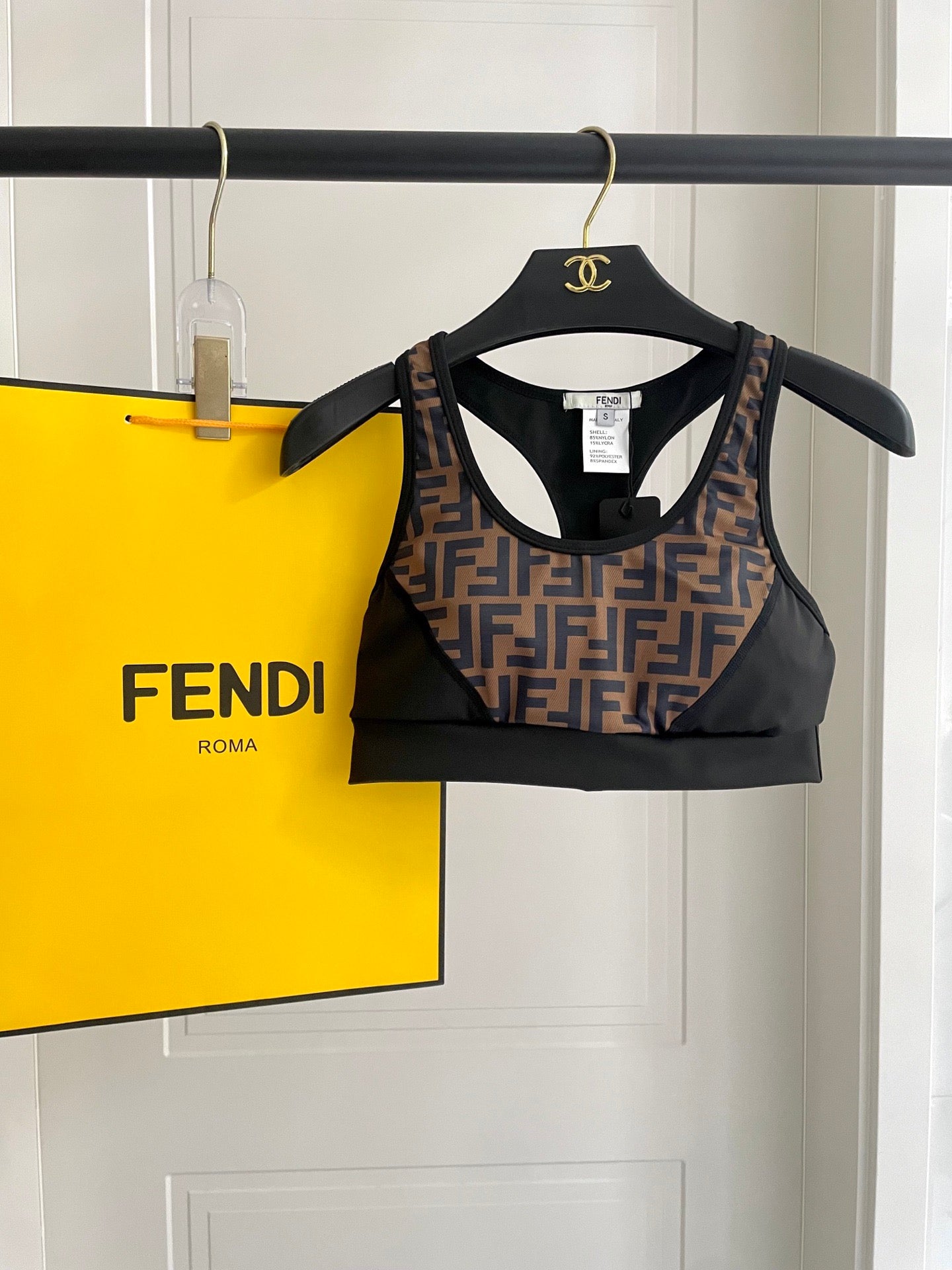 Fendi Yoga Set White Black 198909