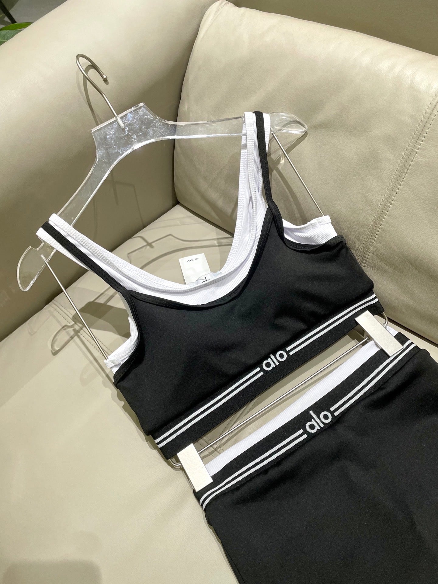 Alo Airbrush Better Together Tennis Set Black 198925