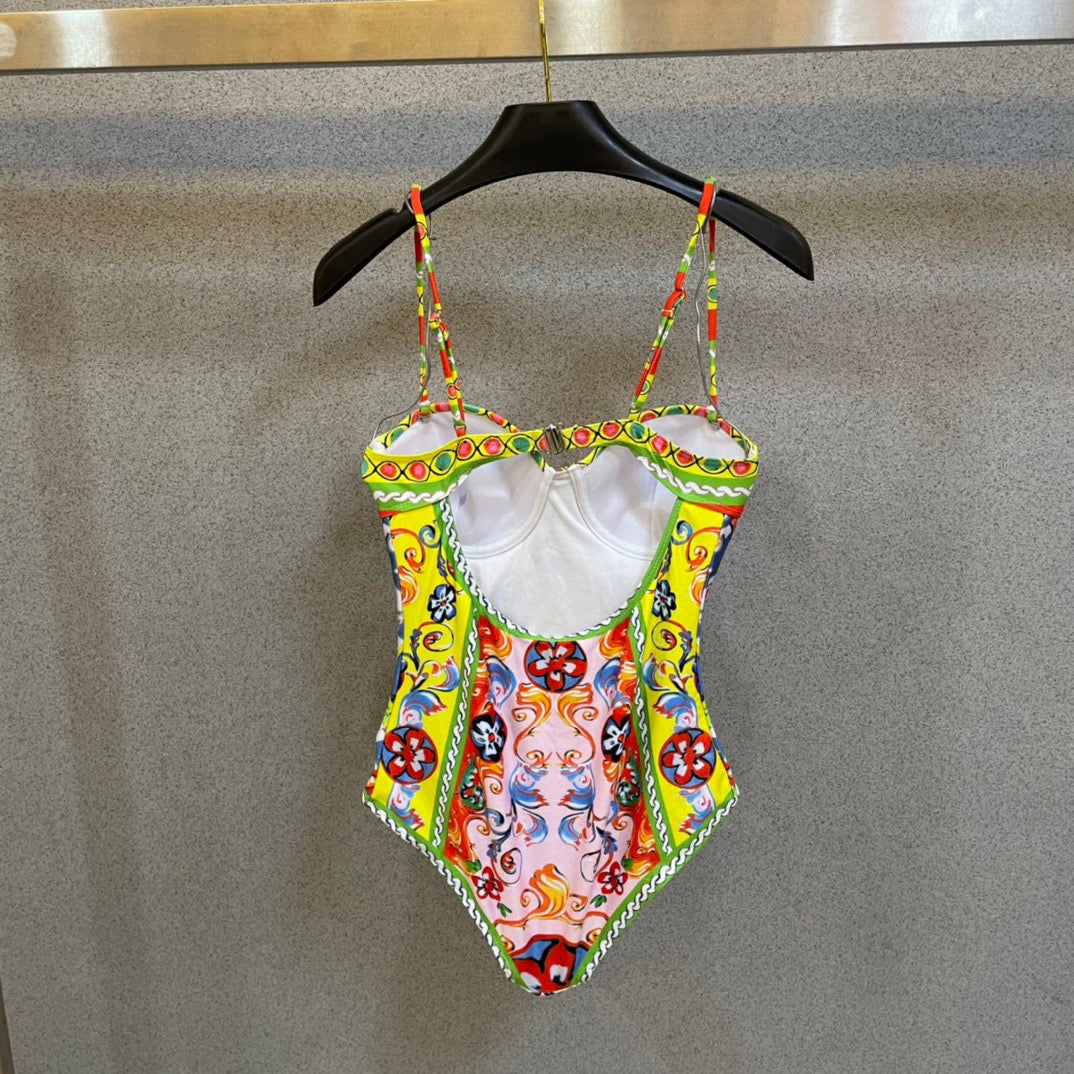 Versace One-Piece Bikini Colorful 201830