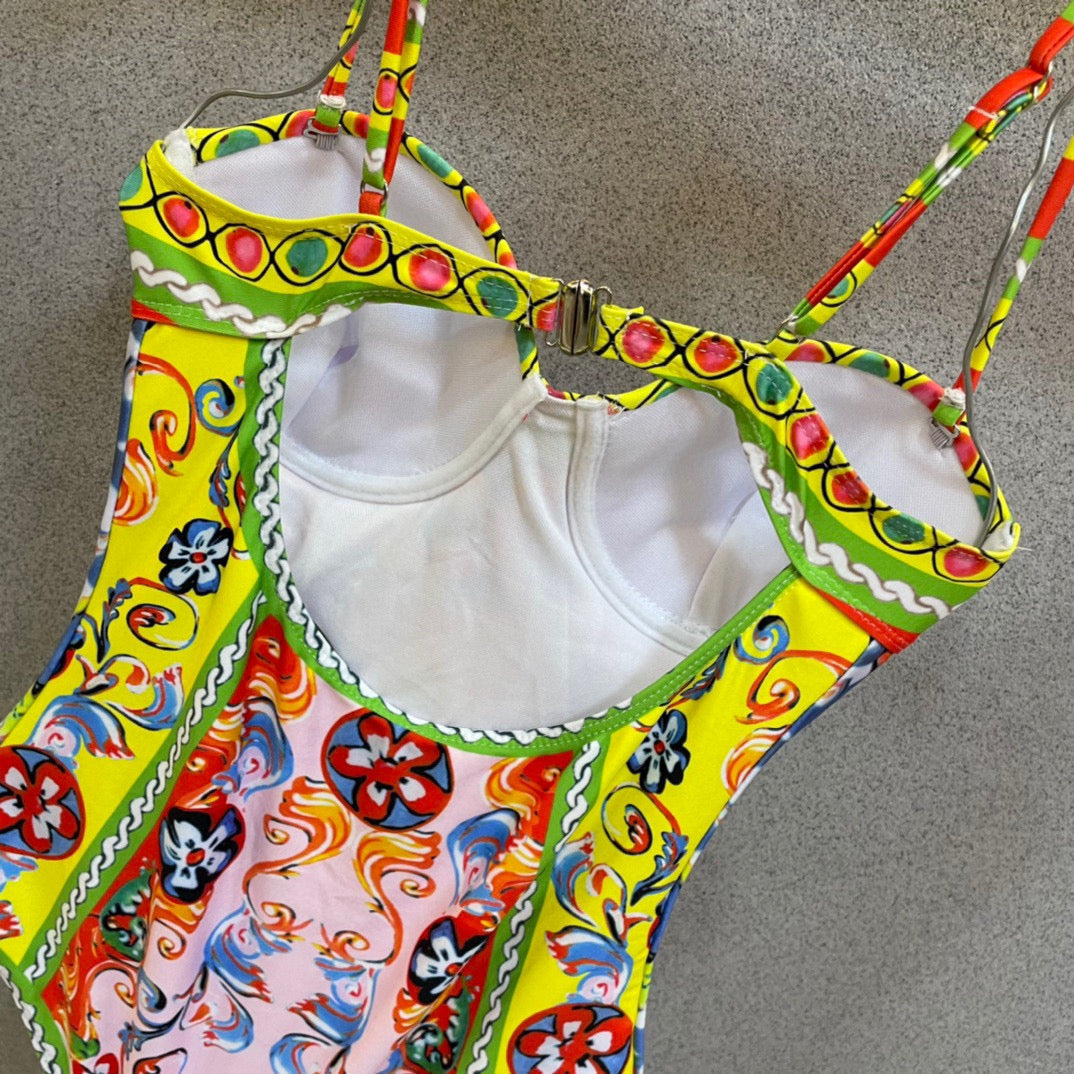 Versace One-Piece Bikini Colorful 201830