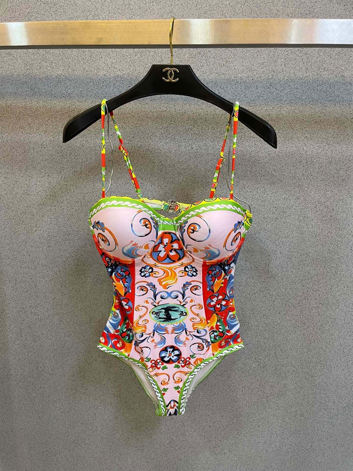 Versace One-Piece Bikini Colorful 201830