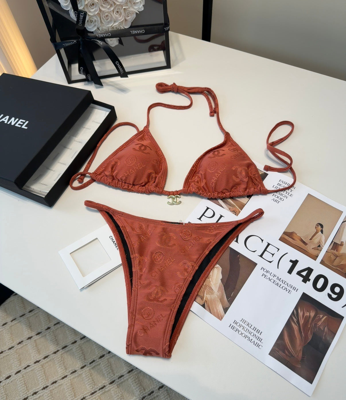 Chanel 26s Two-Piece Bikini 218297