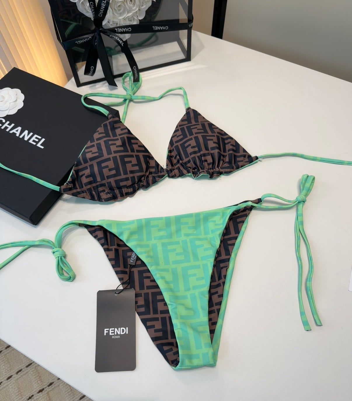 Fendi 26s Two-Piece Bikini 261461