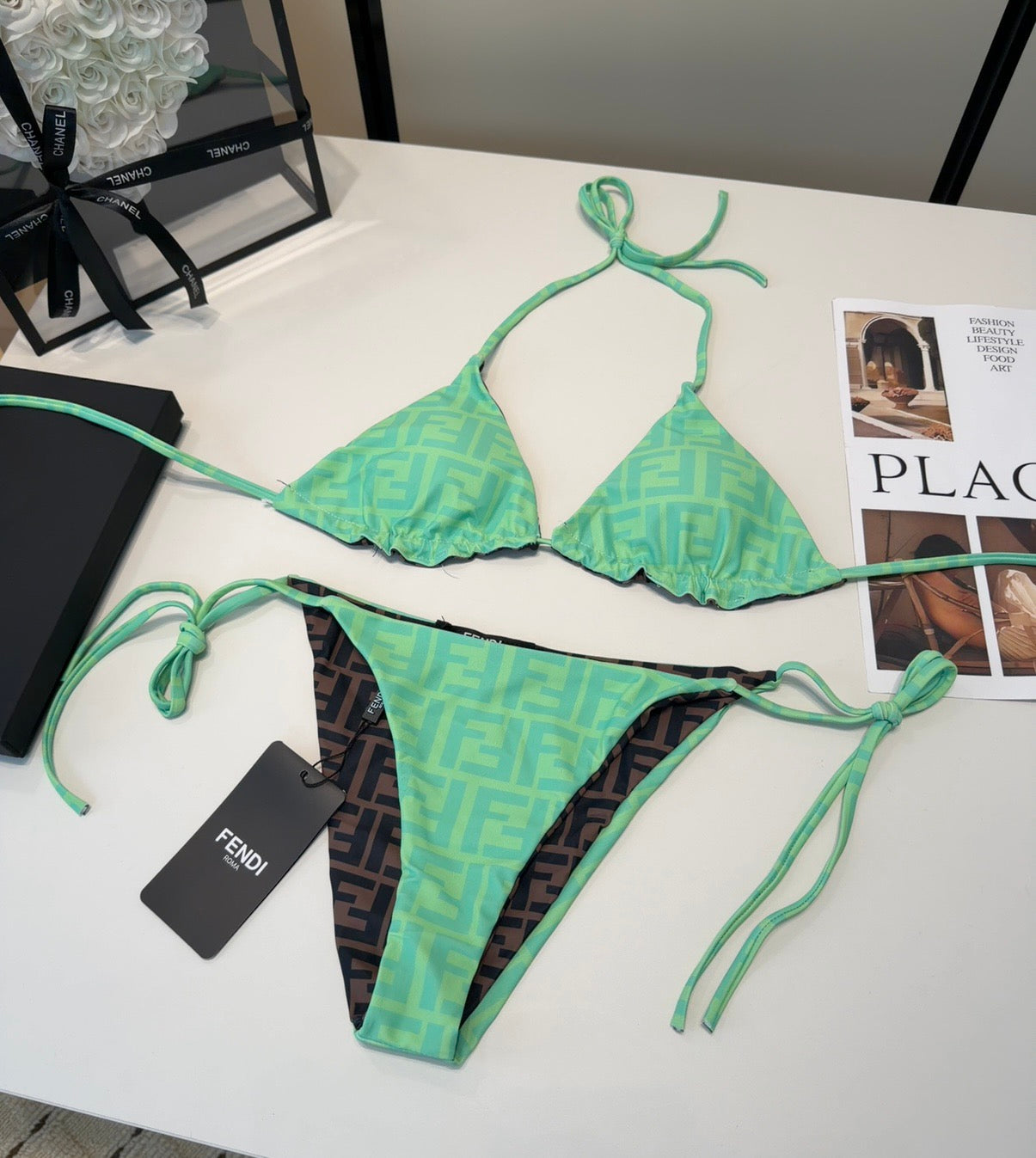 Fendi 26s Two-Piece Bikini 261461