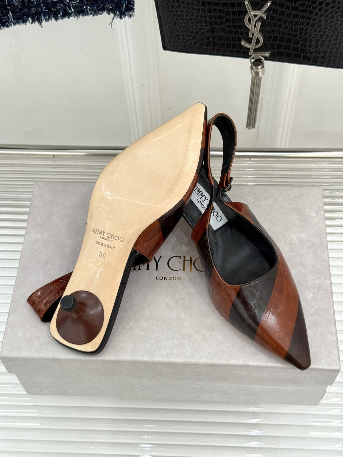 JC 26s Amel Pumps 5cm Leather 174540