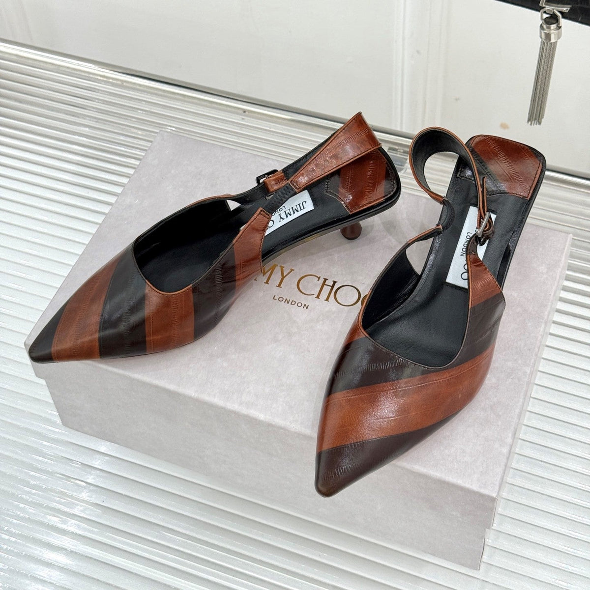 JC 26s Amel Pumps 5cm Leather 174540
